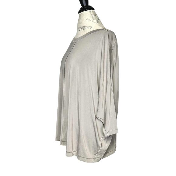 Athleta | Women | Relaxed Weekender Bluff Gray Batwing Athletic Top | Size Large - Picture 4 of 11